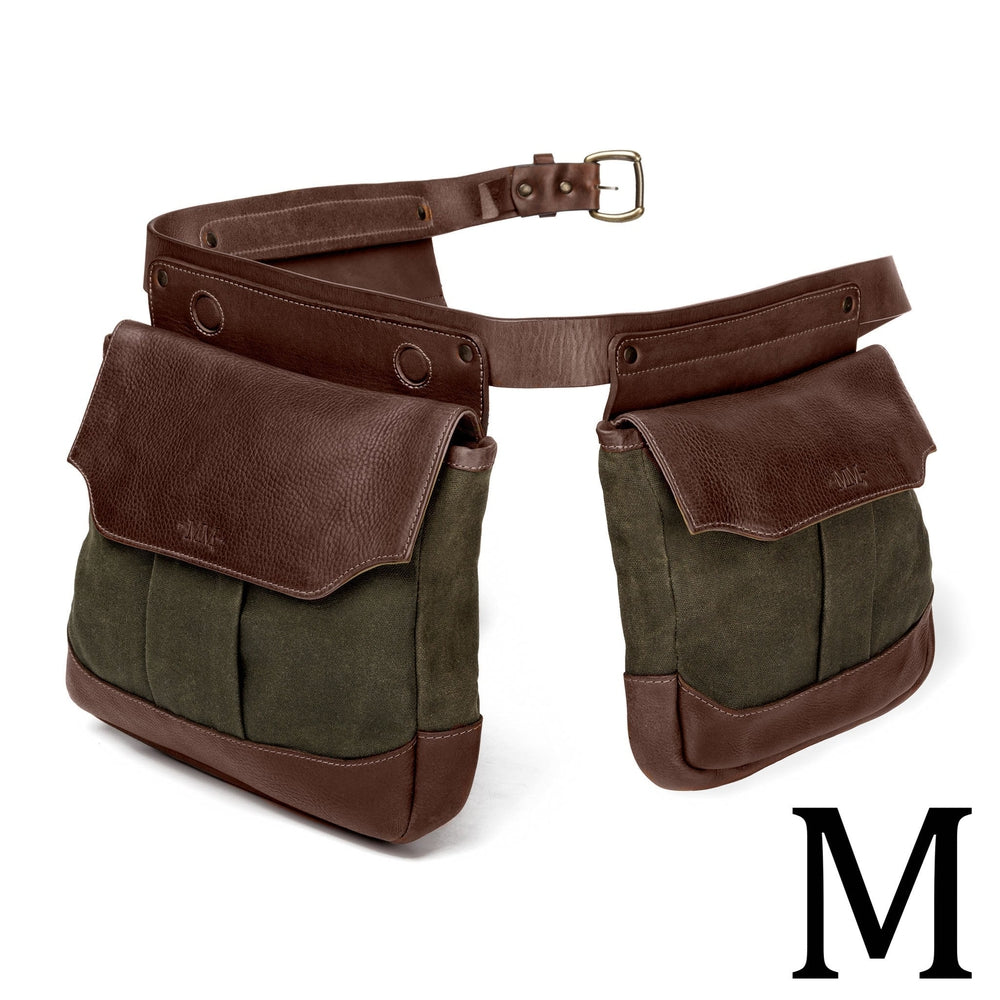 White Wing Waxed Canvas Hunting Heritage Bird Bag Trio Mission Mercantile Leather Goods