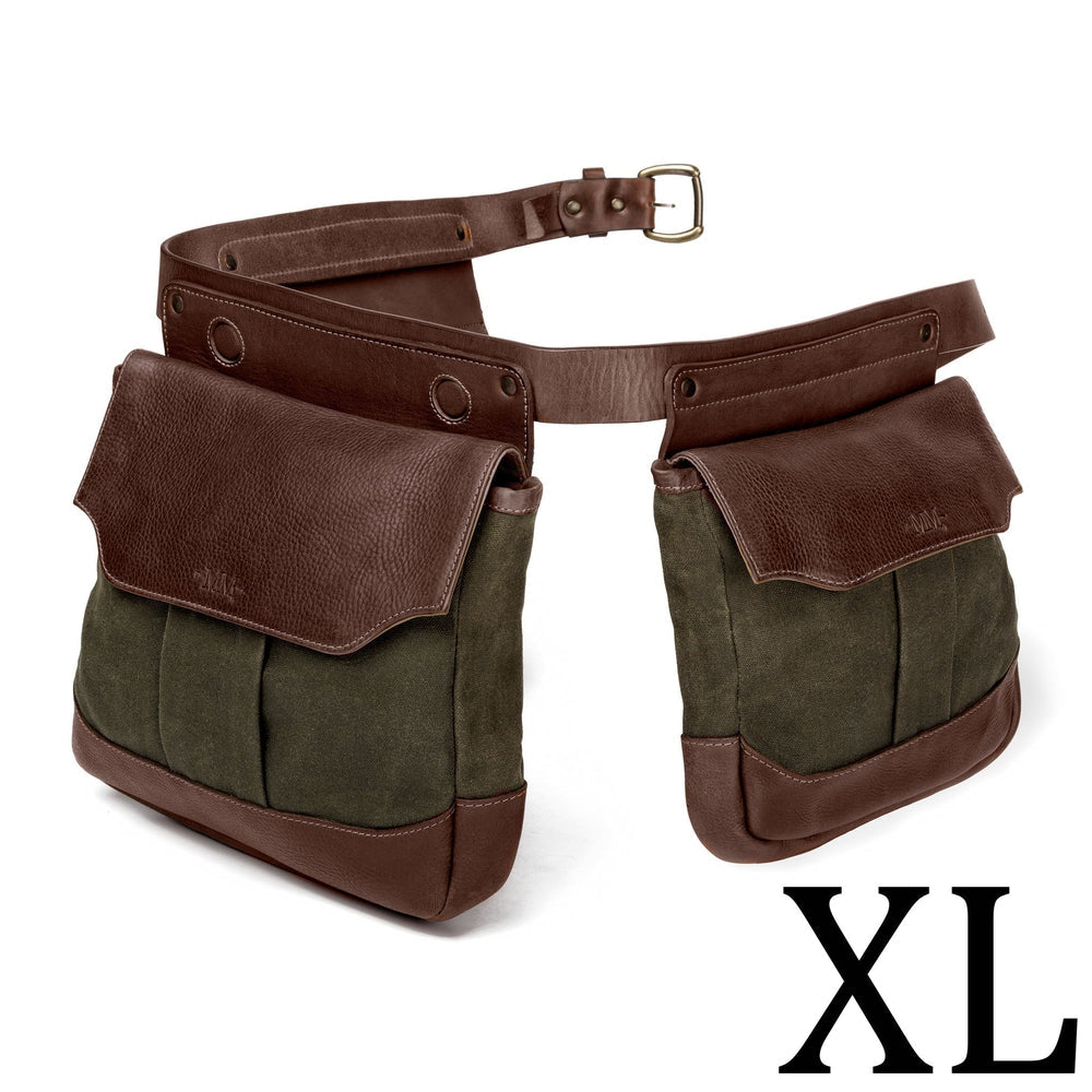 White Wing Waxed Canvas Hunting Heritage Bird Bag Trio Mission Mercantile Leather Goods