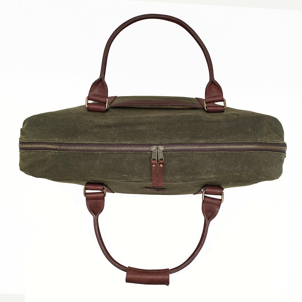 White Wing Waxed Canvas Large Cooler Mission Mercantile Leather Goods