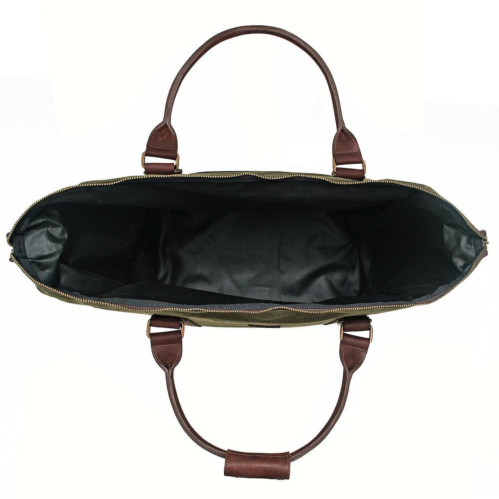 White Wing Waxed Canvas Large Cooler Mission Mercantile Leather Goods