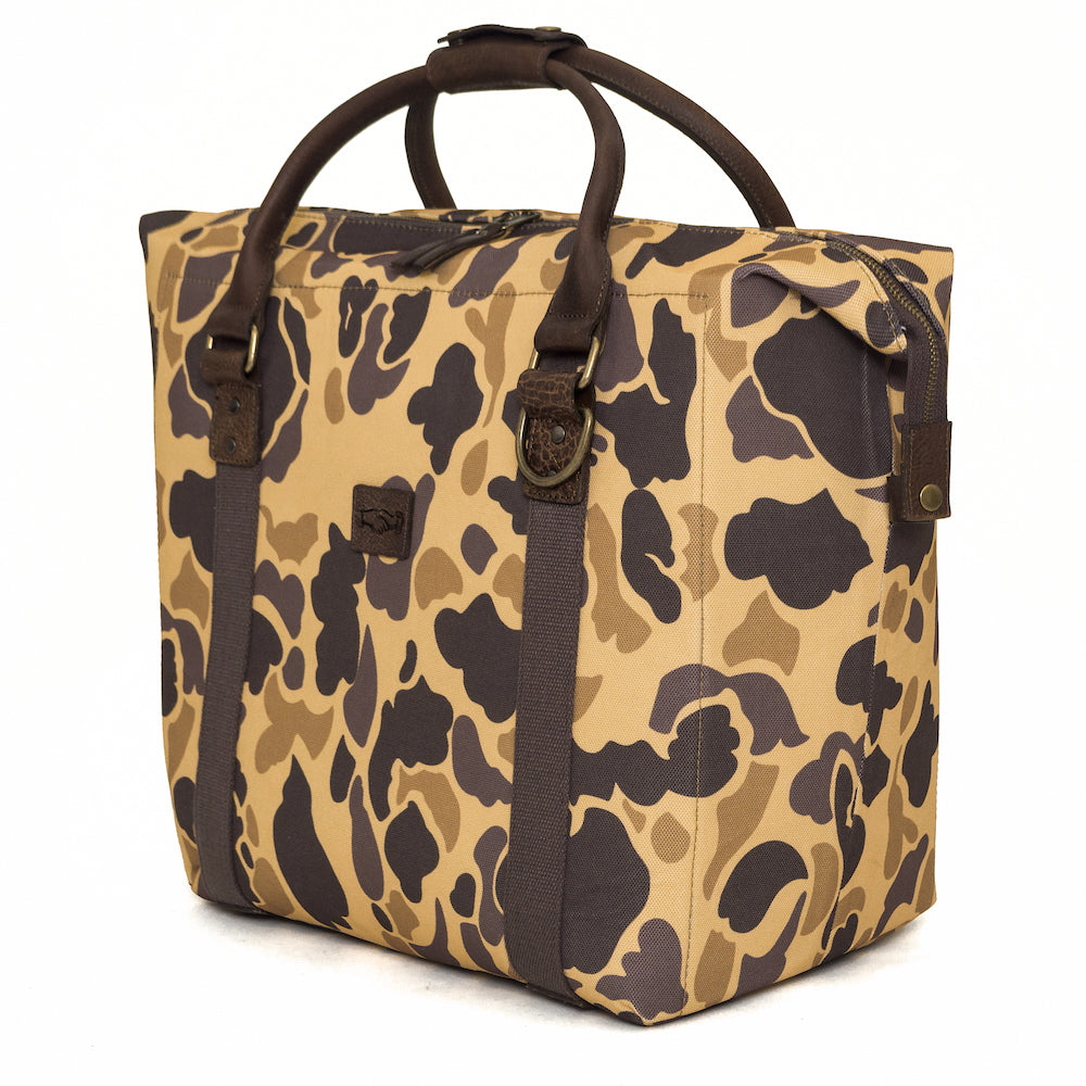 White Wing Waxed Canvas Large Cooler Mission Mercantile Leather Goods