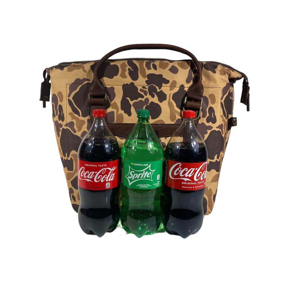 White Wing Waxed Canvas Large Cooler Mission Mercantile Leather Goods