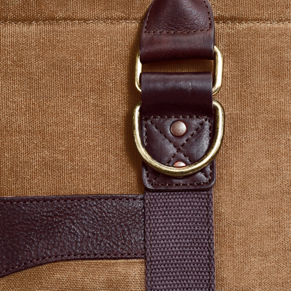 White Wing Waxed Canvas Large Cooler Mission Mercantile Leather Goods