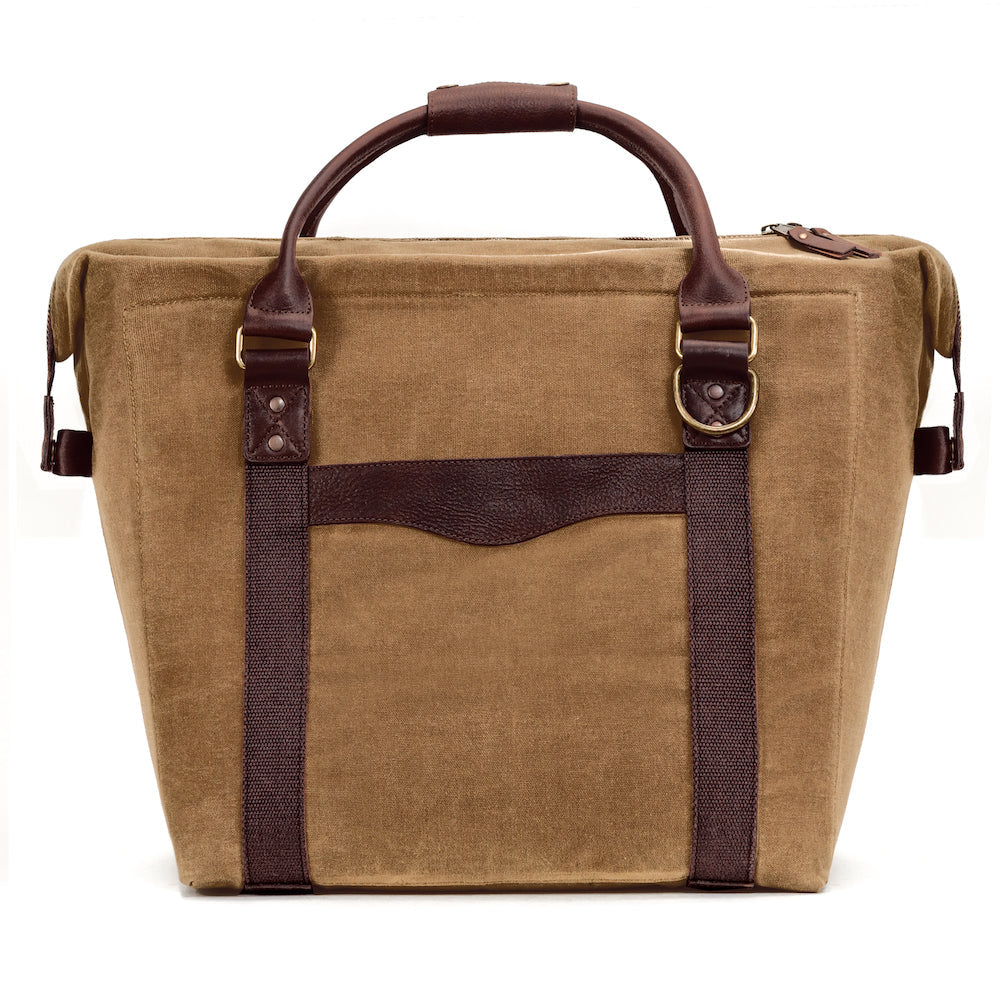 White Wing Waxed Canvas Large Cooler Mission Mercantile Leather Goods