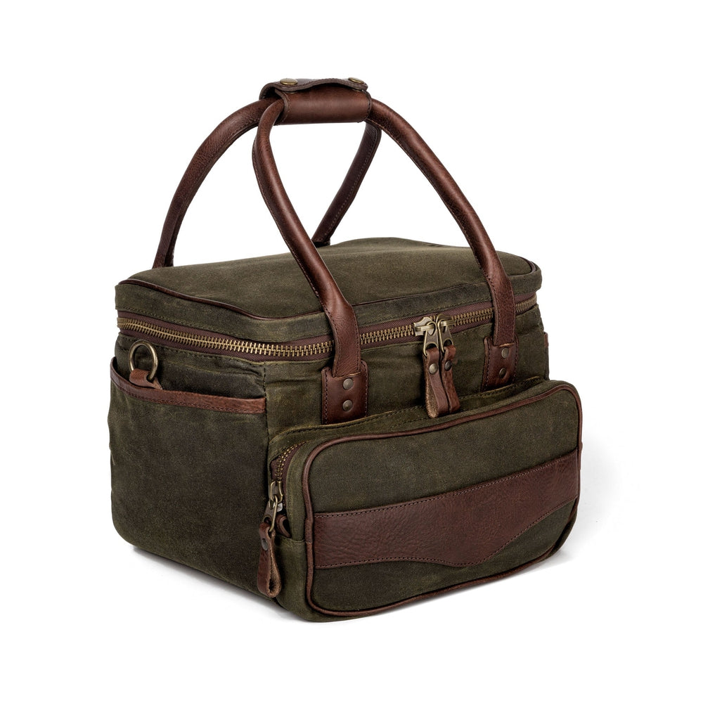 White Wing Waxed Canvas Scout Cooler Mission Mercantile Leather Goods
