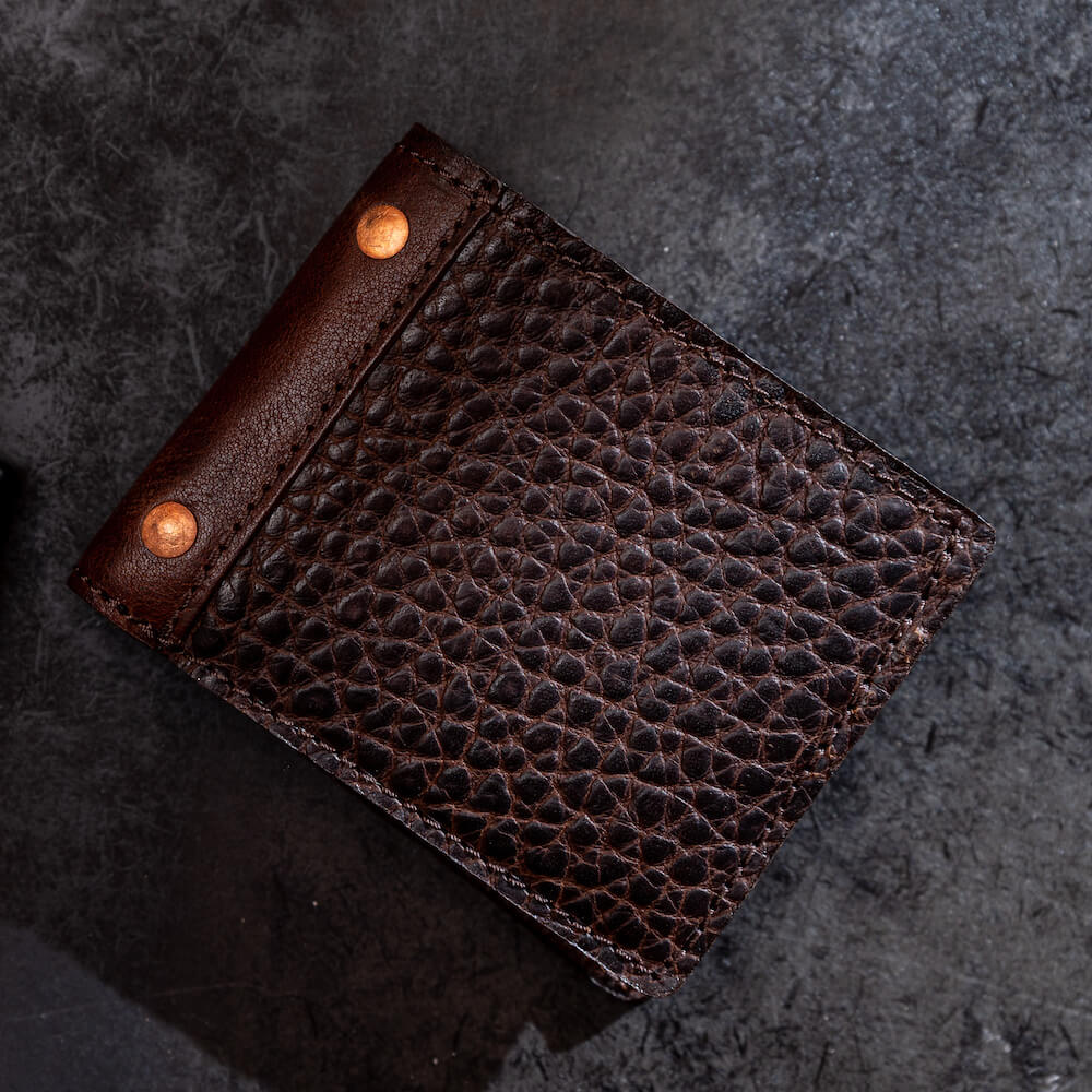 Theodore Leather Bifold Wallet Mission Mercantile Leather Goods