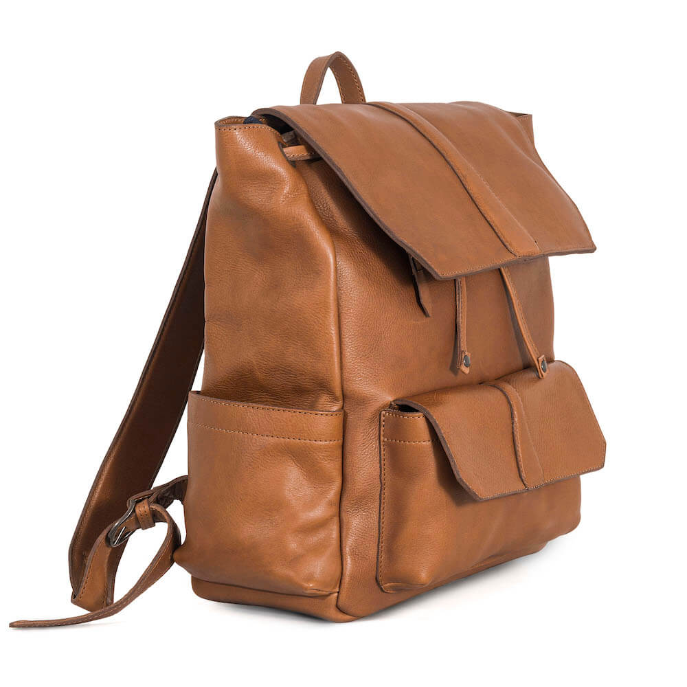 Ellington Leather Backpack Mission Mercantile Leather Goods