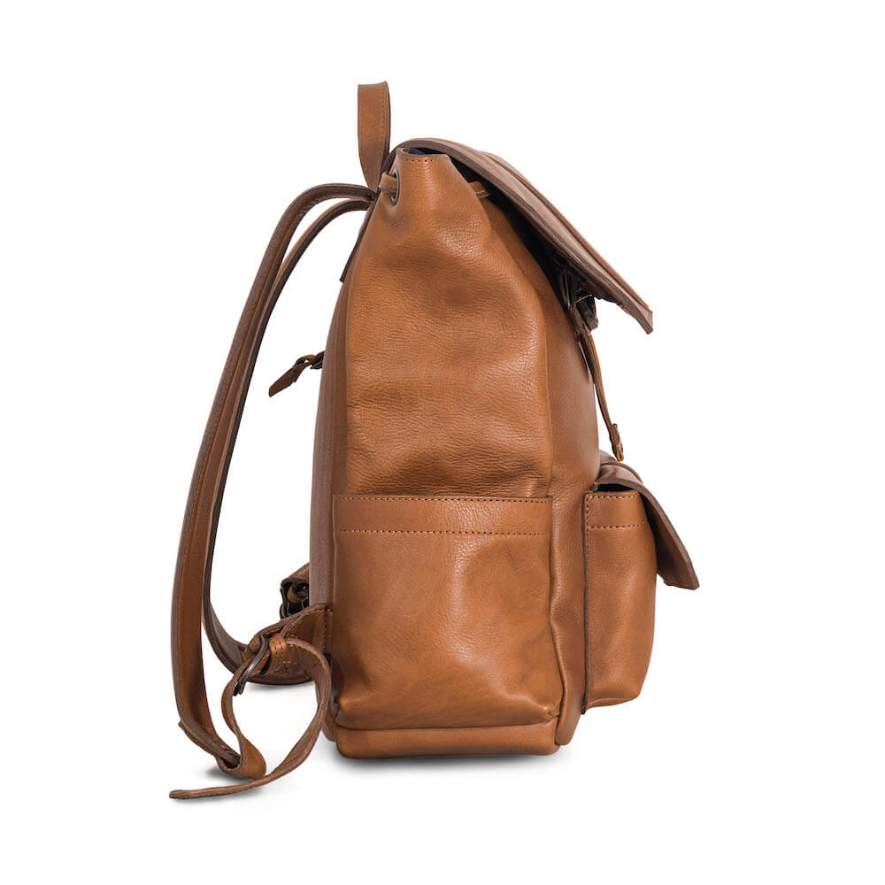 Ellington Leather Backpack Mission Mercantile Leather Goods