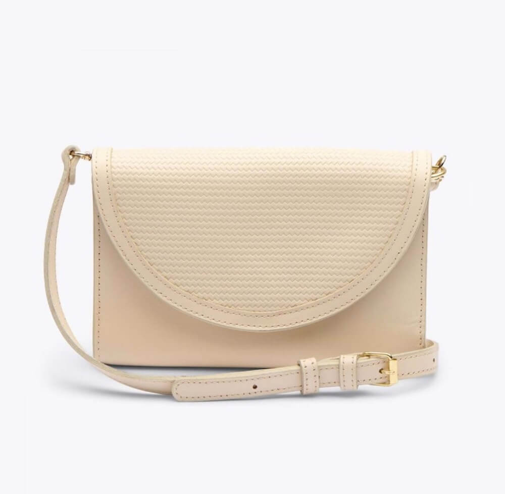 Nisolo Cleo Leather Convertible Crossbody Clutch Mission Mercantile Leather Goods