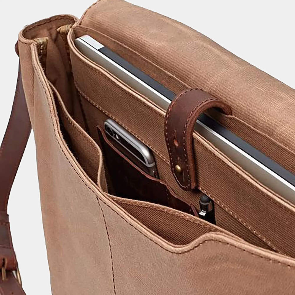 Nisolo Loreto Leather Messenger Bag Mission Mercantile Leather Goods