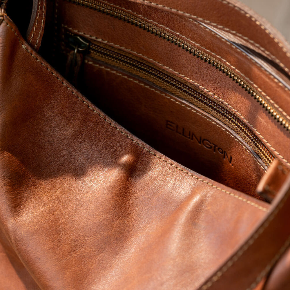 Ellington Leather Crossbody Purse Mission Mercantile Leather Goods