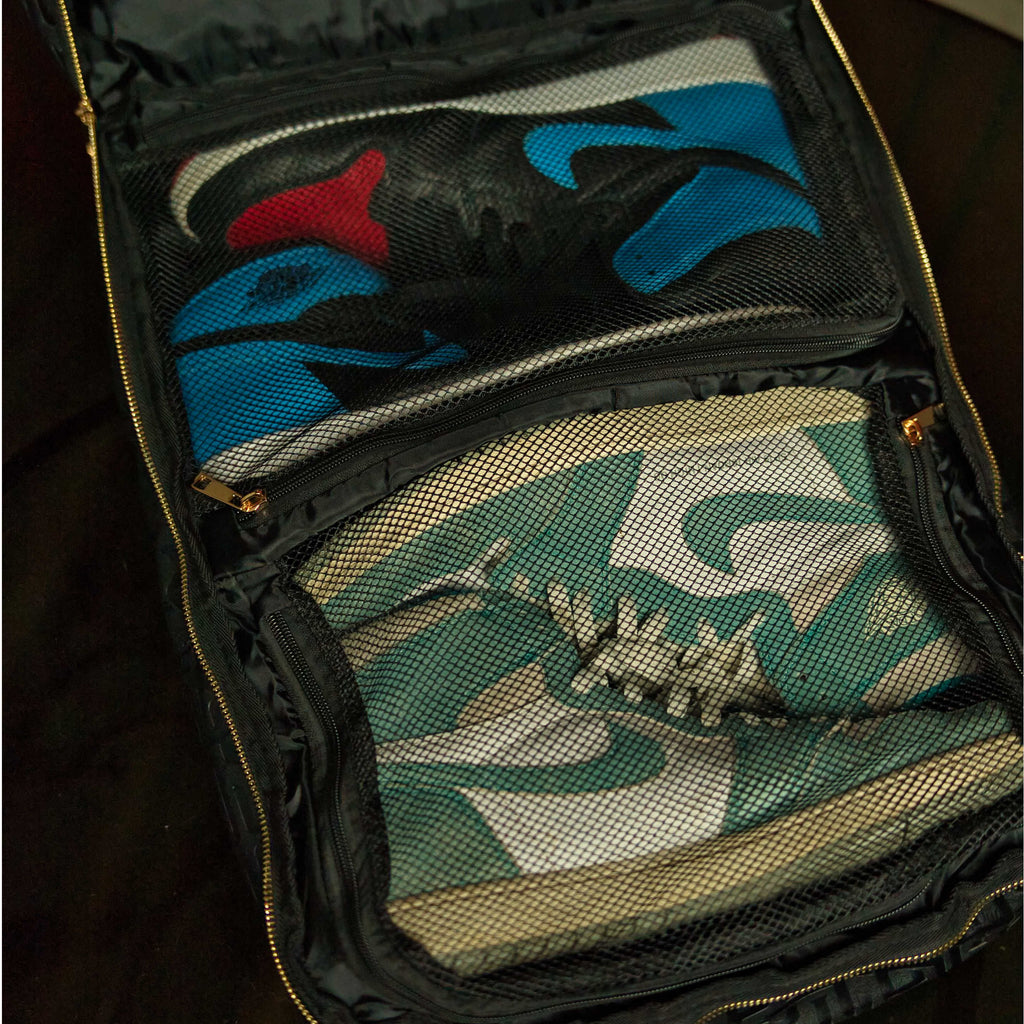 Black Monogram Leather Commuter Bag Sole Premise