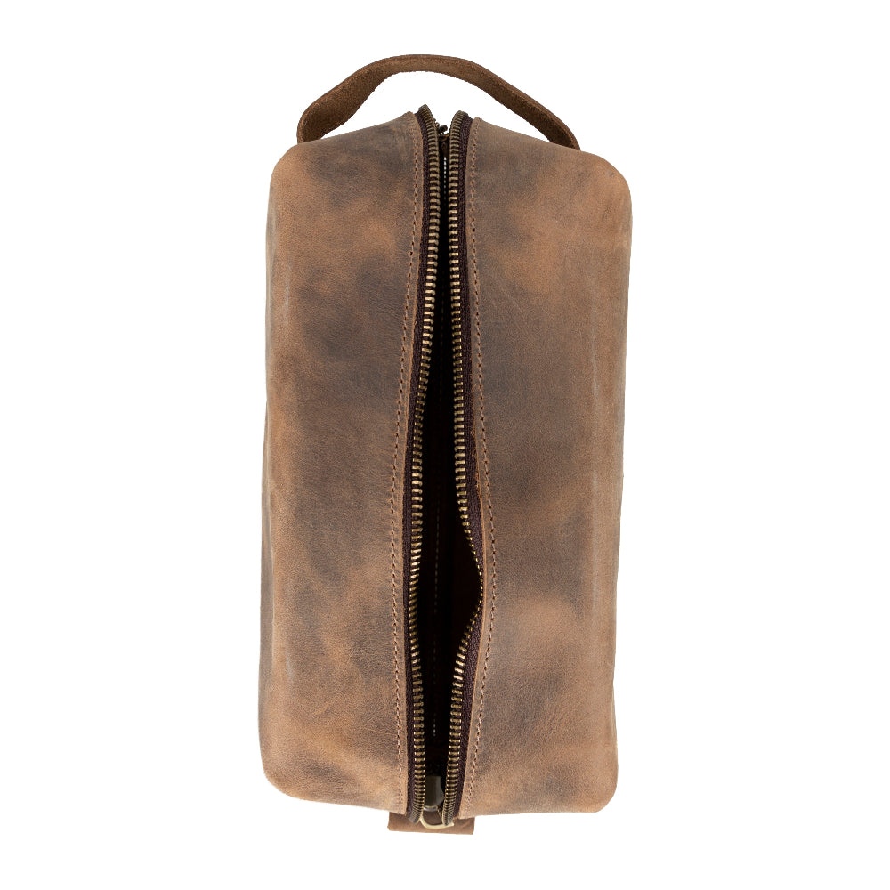 Eve Leather Dopp Kit, X Large Mizuri Leather