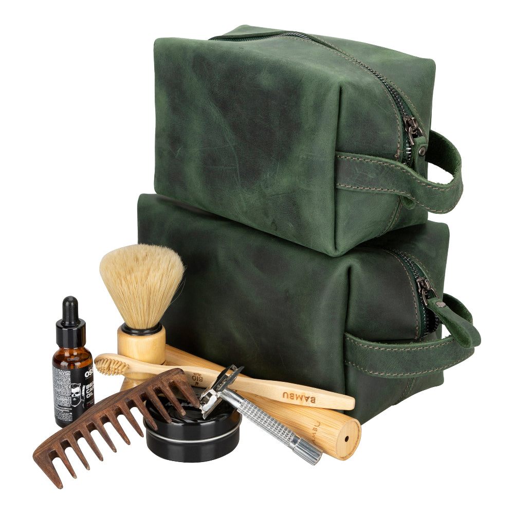 Eve Leather Dopp Kit, X Large Mizuri Leather