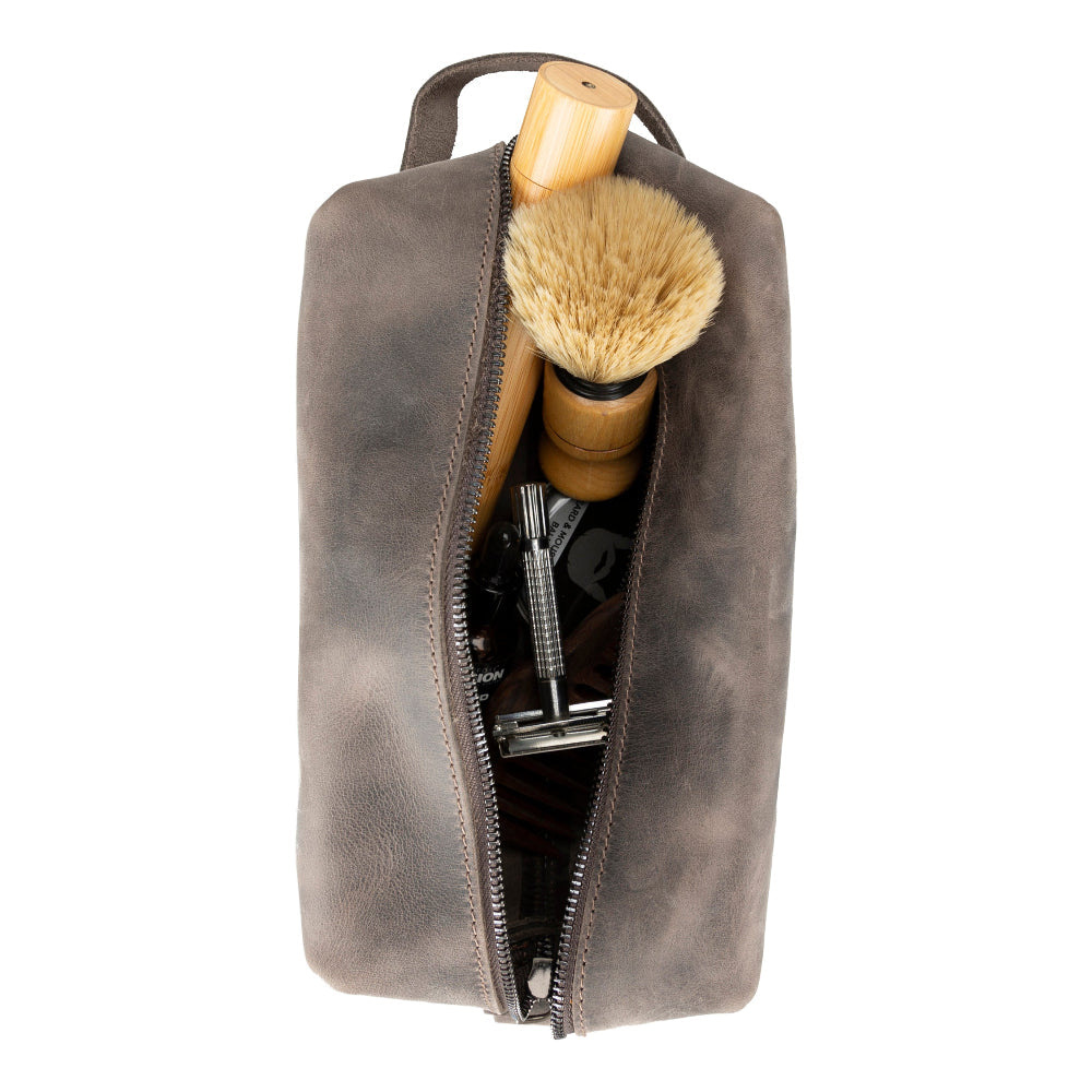Eve Leather Dopp Kit, X Large Mizuri Leather