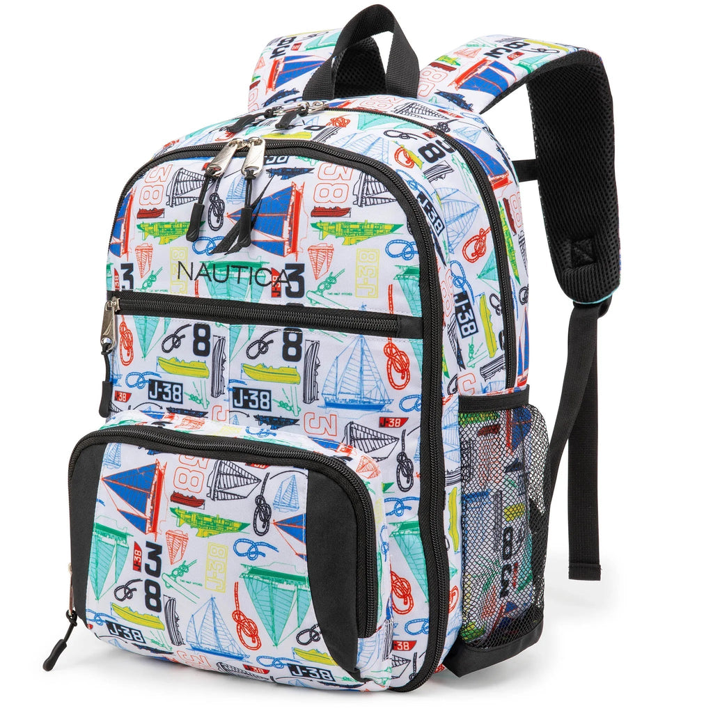 Kids Backpack for School | Sailboats | 16" Tall Travellty
