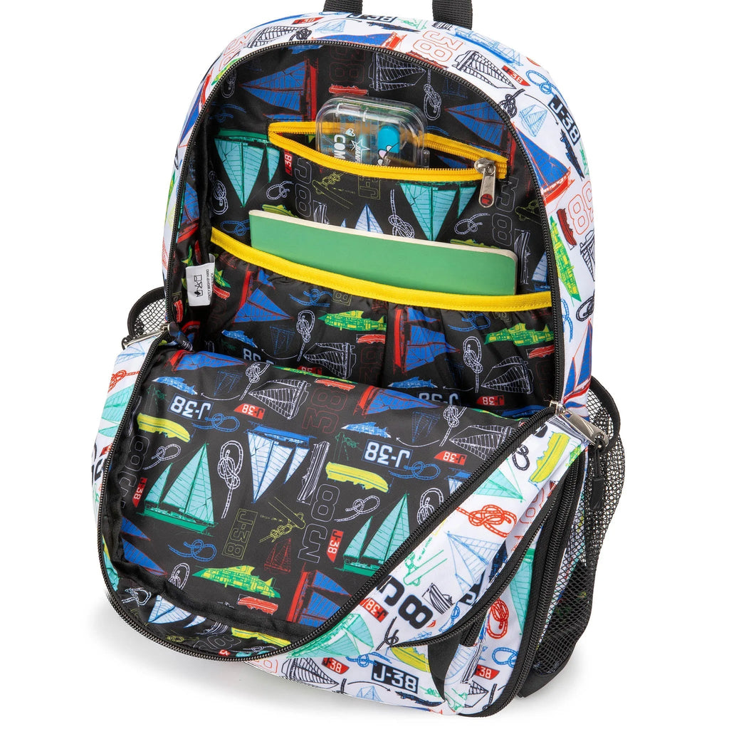 Kids Backpack for School | Sailboats | 16" Tall Travellty