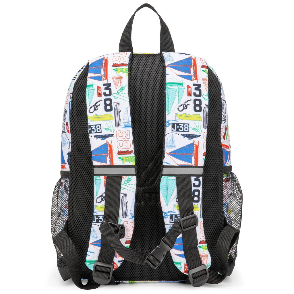Kids Backpack for School | Sailboats | 16" Tall Travellty