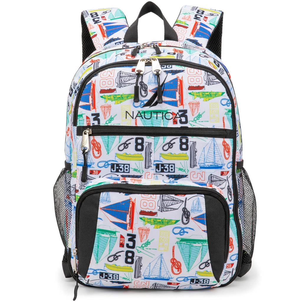 Kids Backpack for School | Sailboats | 16" Tall Travellty