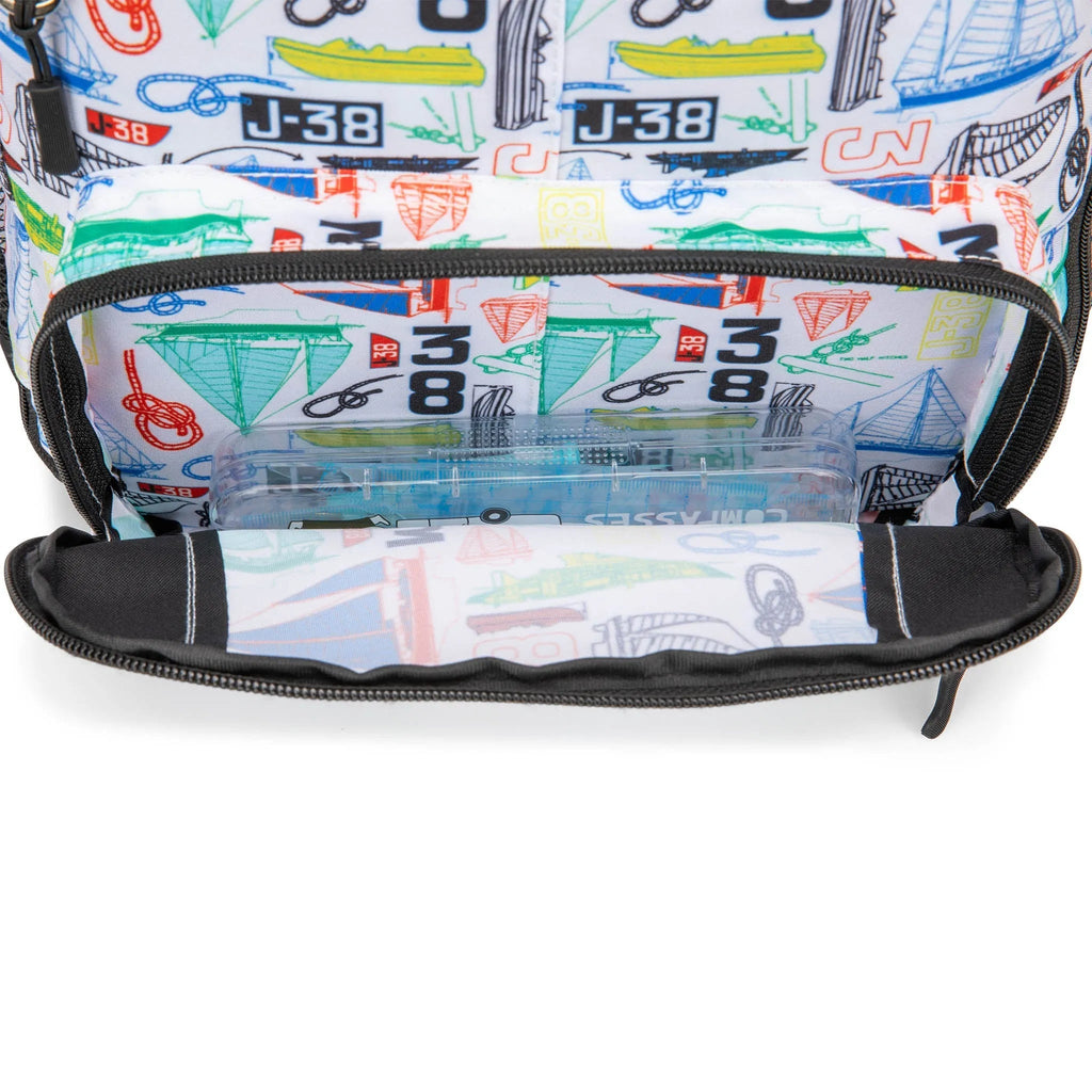 Kids Backpack for School | Sailboats | 16" Tall Travellty