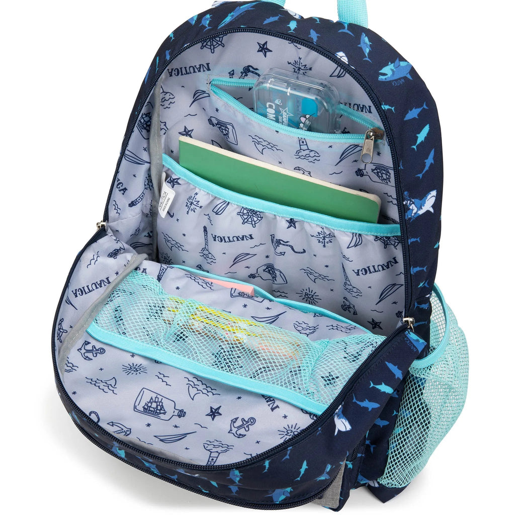 Kids Backpack for School | Shark Riders | 16" Tall Travellty