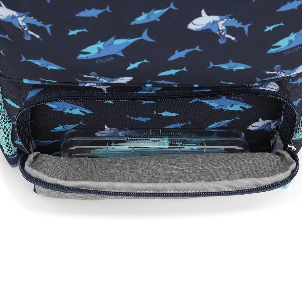 Kids Backpack for School | Shark Riders | 16" Tall Travellty