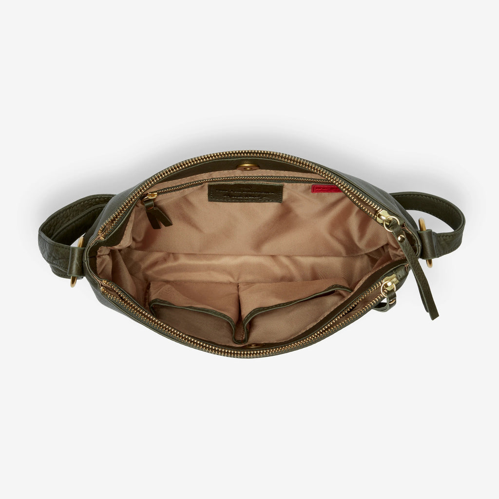 Osgoode Marley Nora Double Zip Crossbody Purse 7031 Osgoode Marley