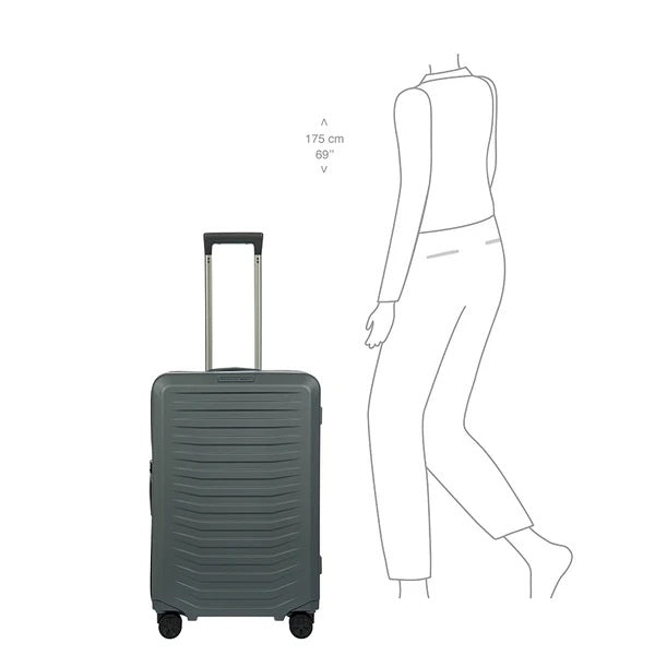 Bric's Porsche Roadster 27" Medium Spinner Checked Bag Brics