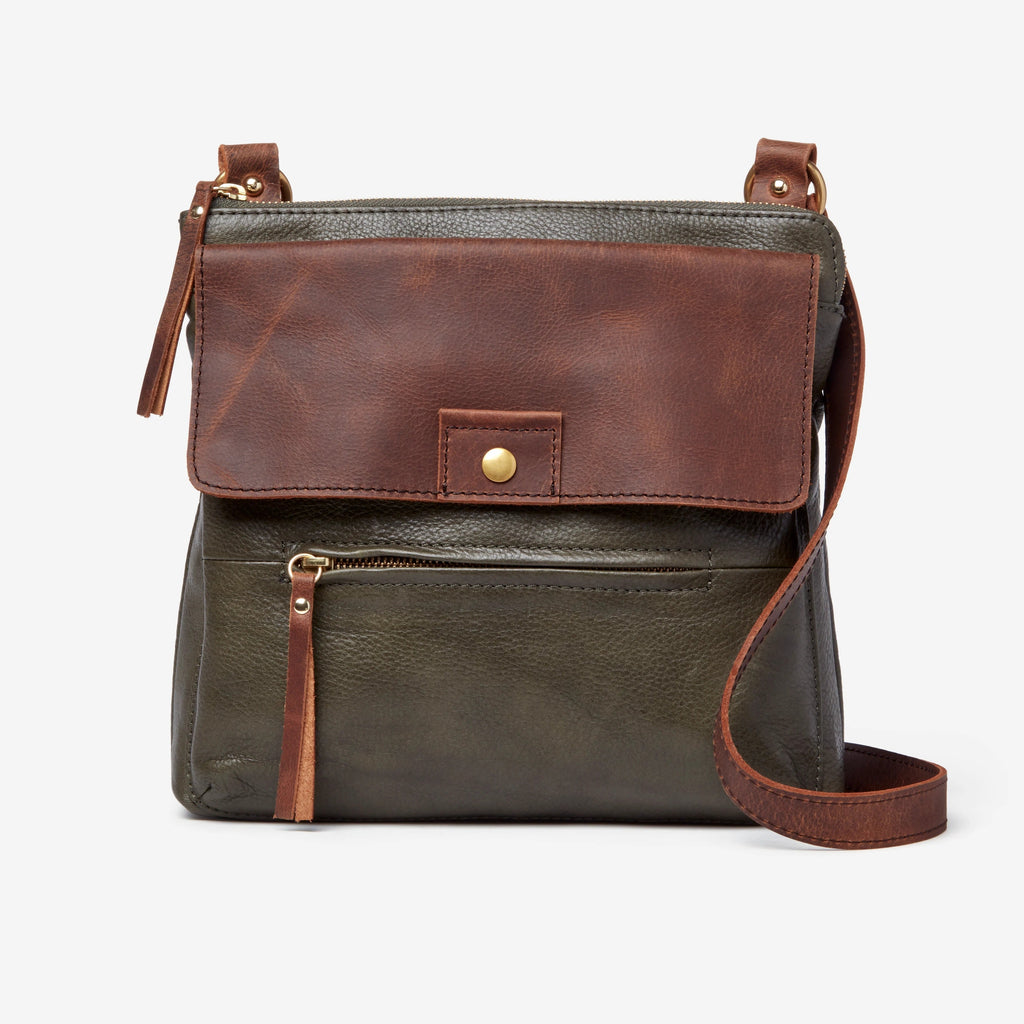 Osgoode Marley Luna Flapped Leather Crossbody Osgoode Marley