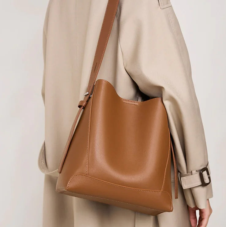 Leather Shoulder Bag Trendy Attic Store01