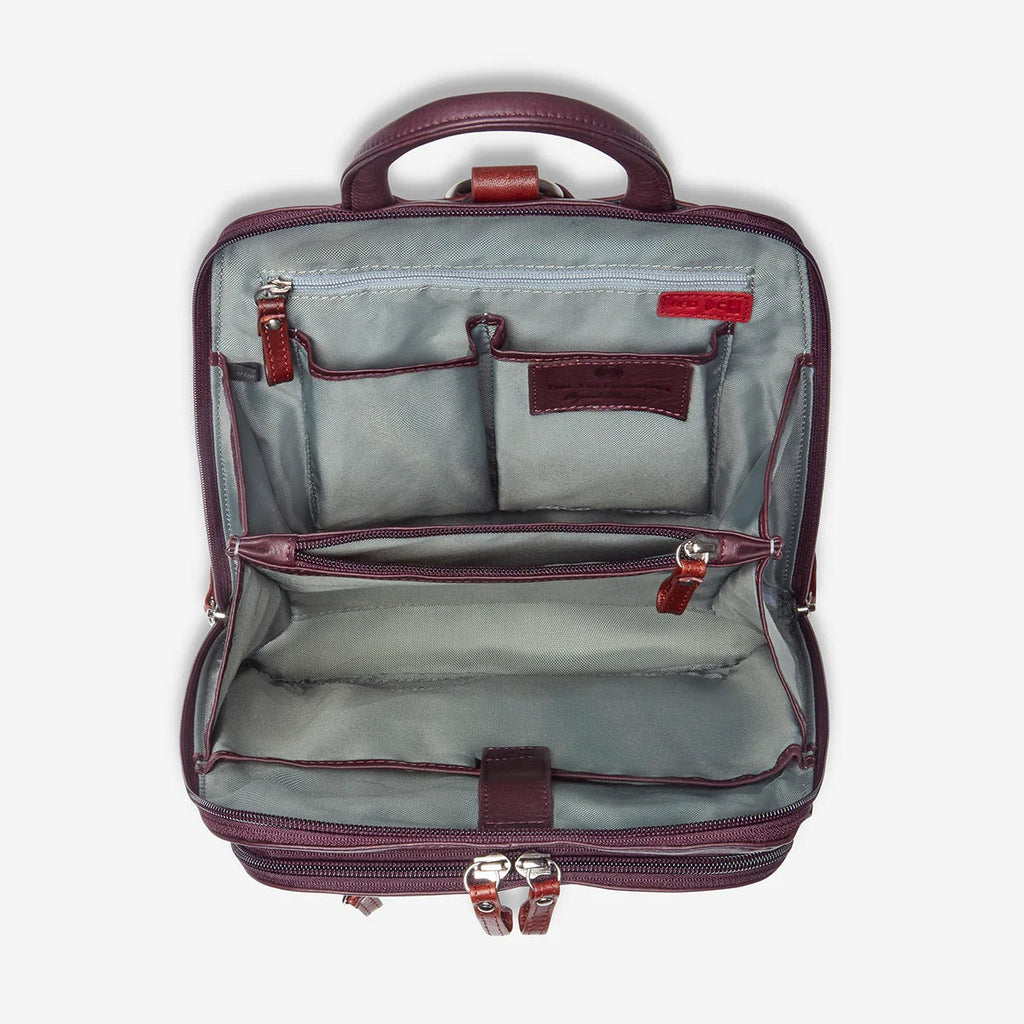 Osgoode Marley Medium Leather Organizer Backpack 7107 Osgoode Marley