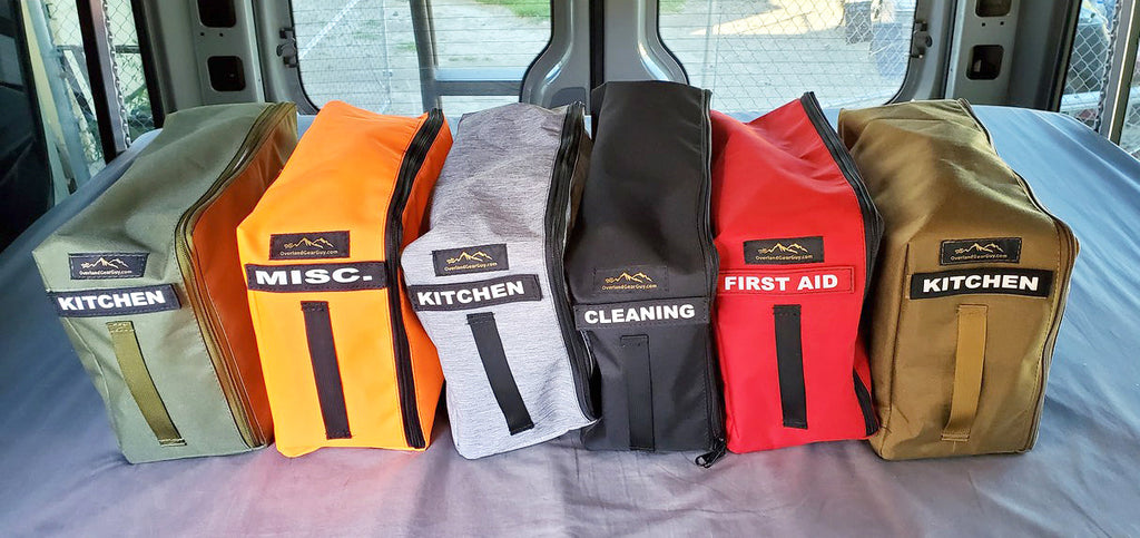 Van Overhead Storage Locker Divider Bags Overland Gear Guy