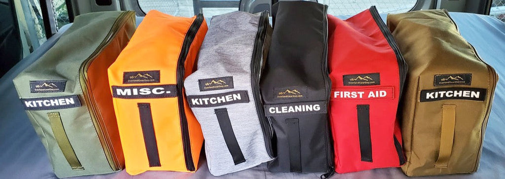 Overhead Cabinet Storage Divider Bags Overland Gear Guy
