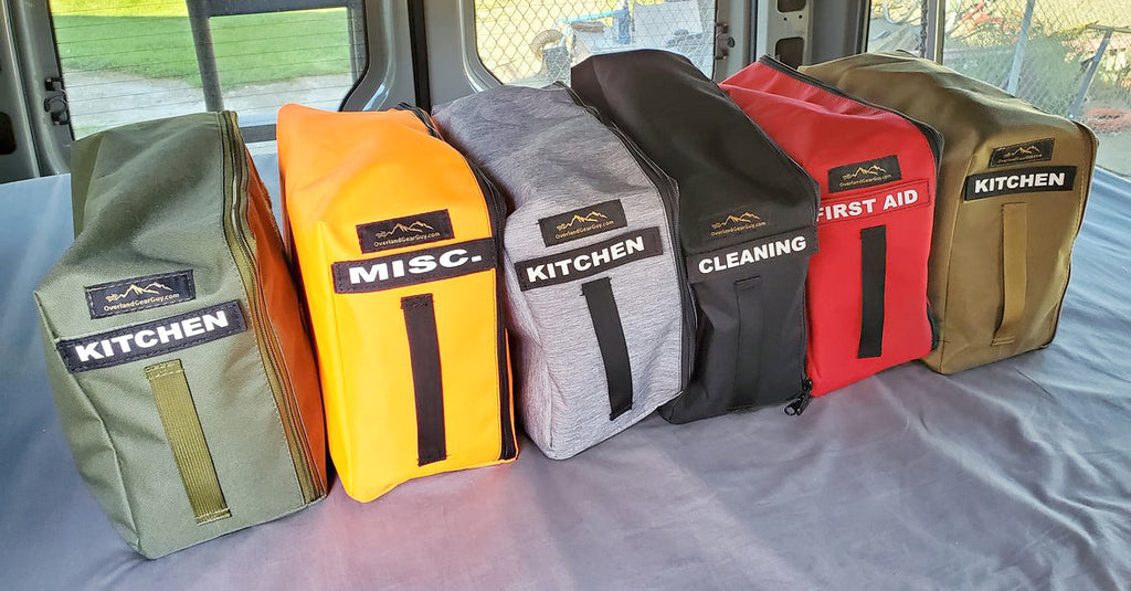 Van Overhead Storage Locker Divider Bags Overland Gear Guy