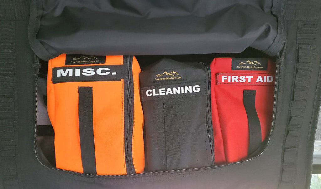 Van Overhead Storage Locker Divider Bags Overland Gear Guy