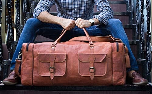The Oversized Men's King Classy Leather Bags