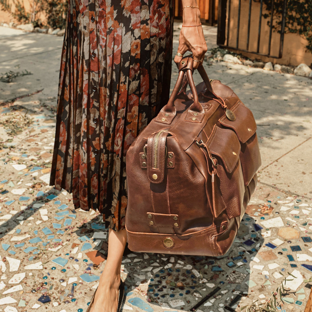 Leather Travel Duffle Will Leather Goods