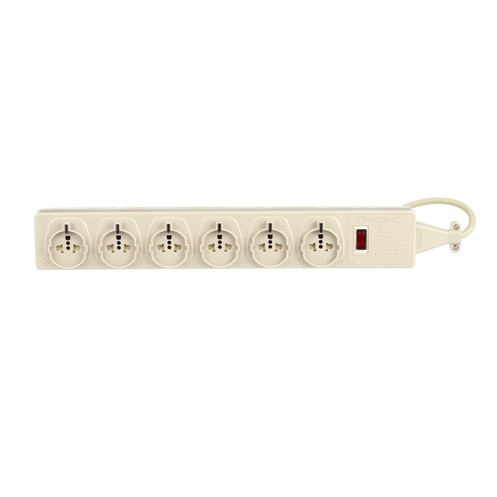 European Power Strip 6x Schuko Outlet Cord Heavy Duty (PS-6U) Ceptics