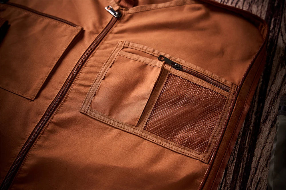 Personalized Leather Garment Bag, Water Proof Carry On Garment Bag for Business Travel, Leather Men Suit Cover, Best Gift for Him RockCow Leather Studio