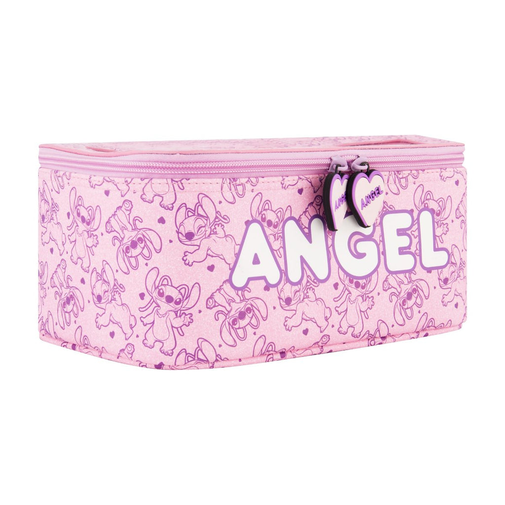 Disney Lilo & Stitch Angel 2-Piece Travel Cosmetic Case Set Ful Luggage