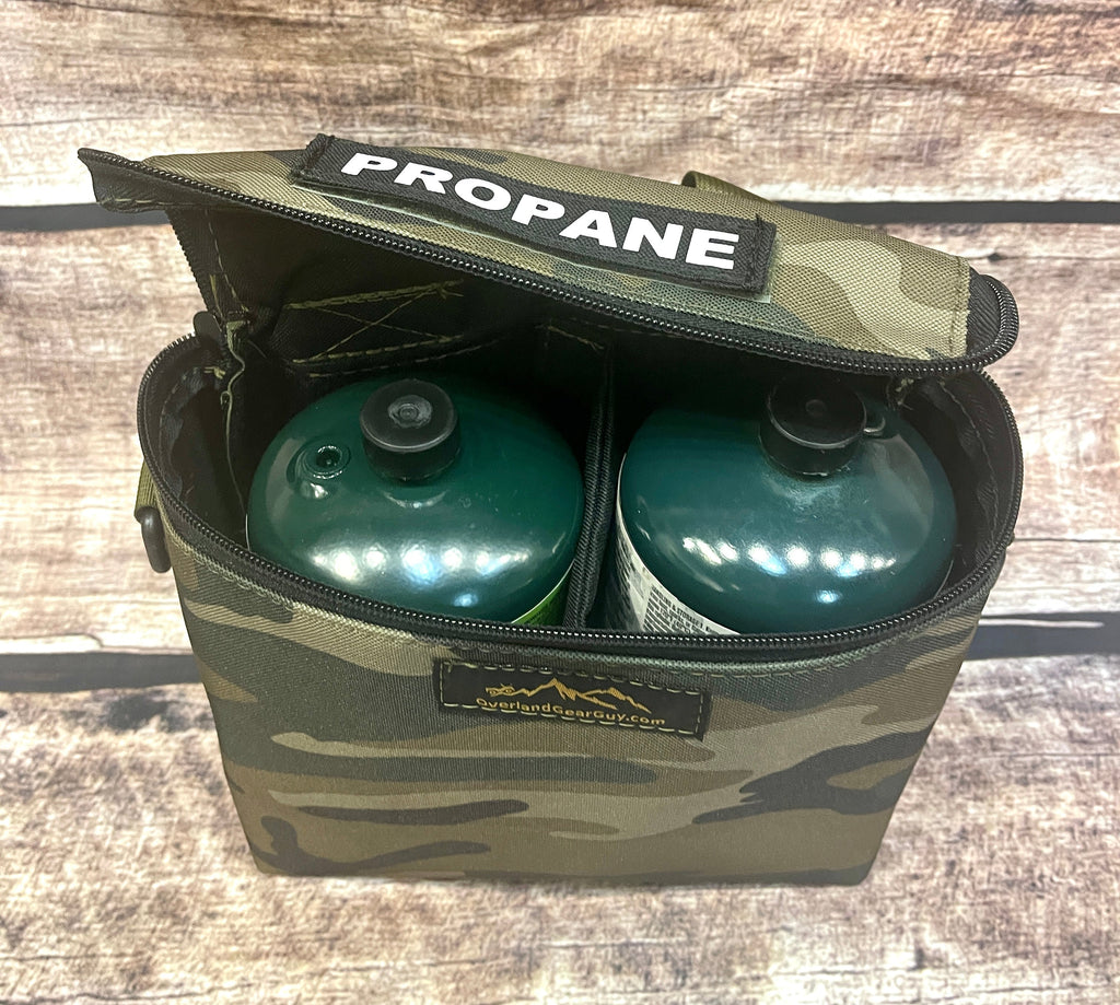 MOLLE JetBoil Pouch Dual Propane Bottle Pouch Overland Gear Guy