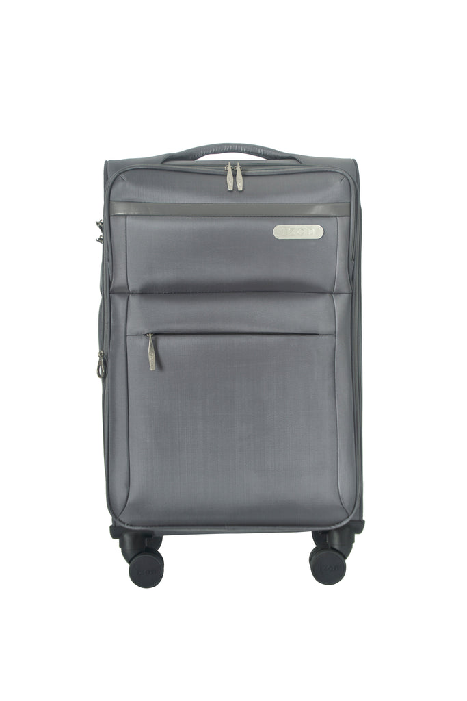 IZOD River Soft Shell Lightweight Expandable 360 Dual Spinning Wheels Combo Lock 28", 24", 20" 3 Piece Luggage Set - LuggageDesigners