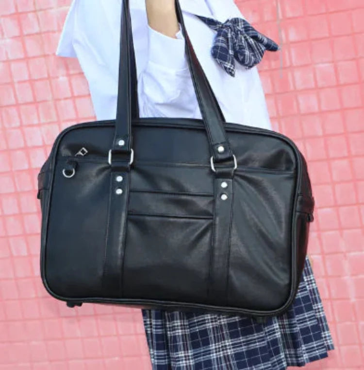 PU Leather Single Shoulder Commuter Bag Trendy Attic Store01