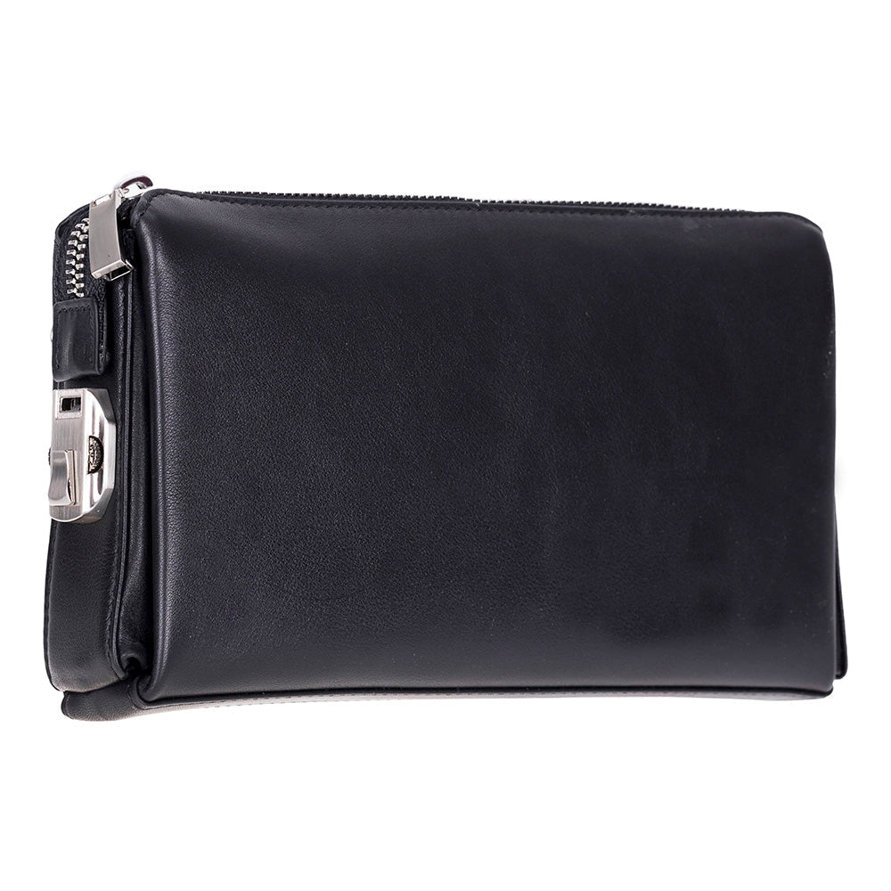 Lupus Leather Clutch Bag - LuggageDesigners
