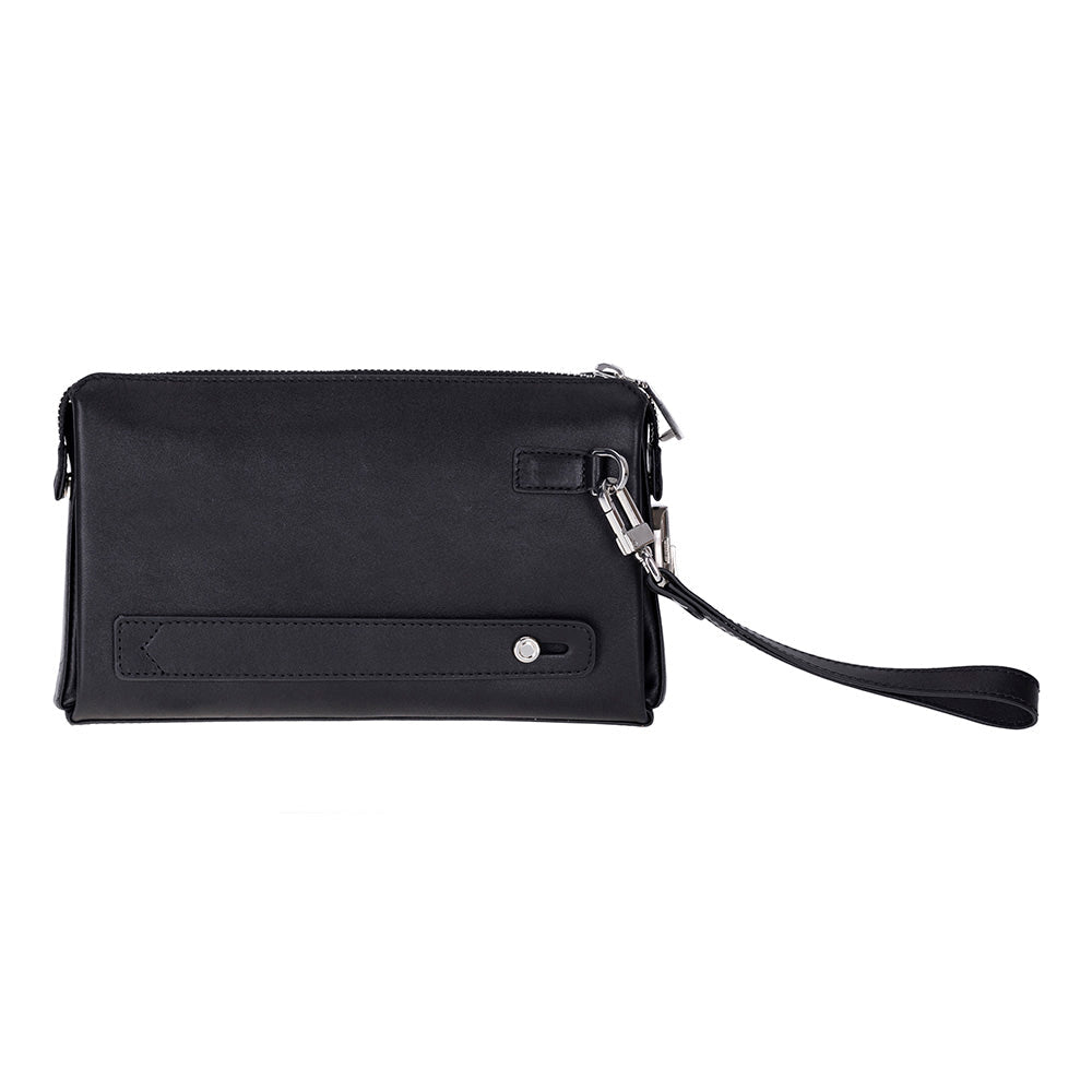 Lupus Leather Clutch Bag - LuggageDesigners