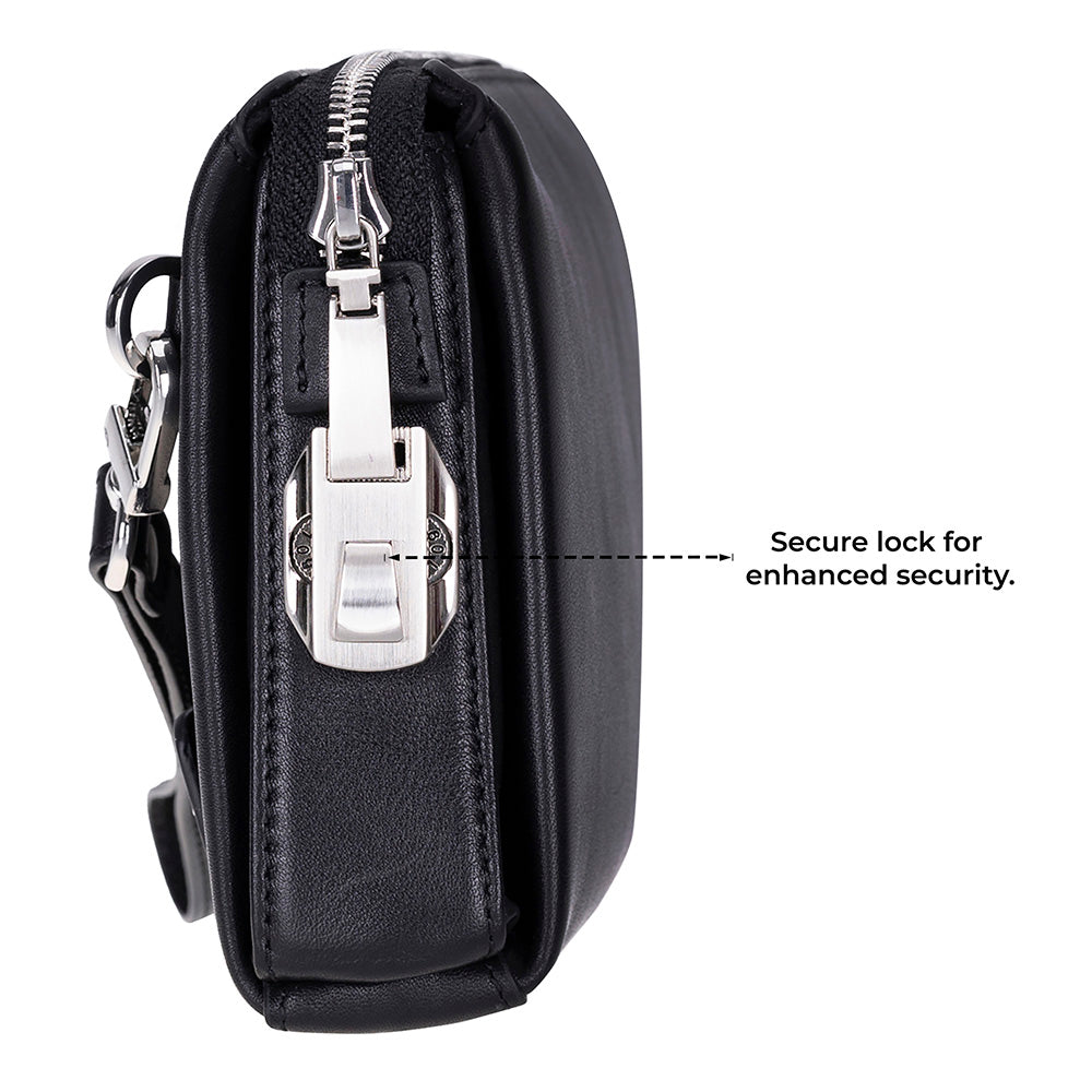 Lupus Leather Clutch Bag - LuggageDesigners