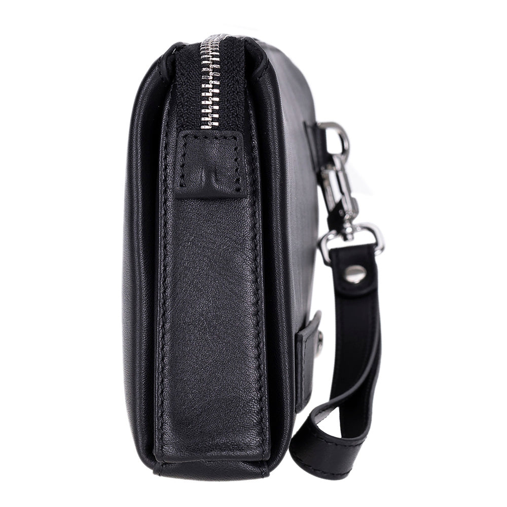 Lupus Leather Clutch Bag - LuggageDesigners