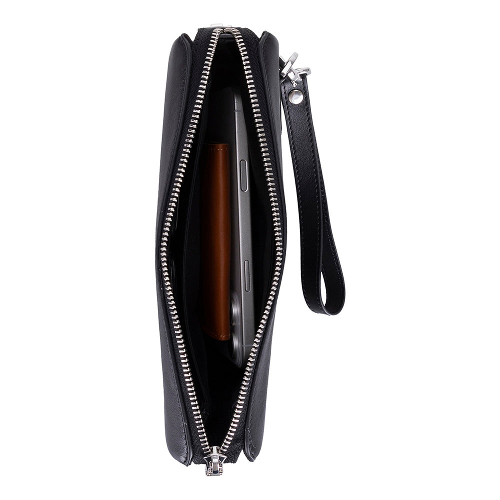 Lupus Leather Clutch Bag - LuggageDesigners