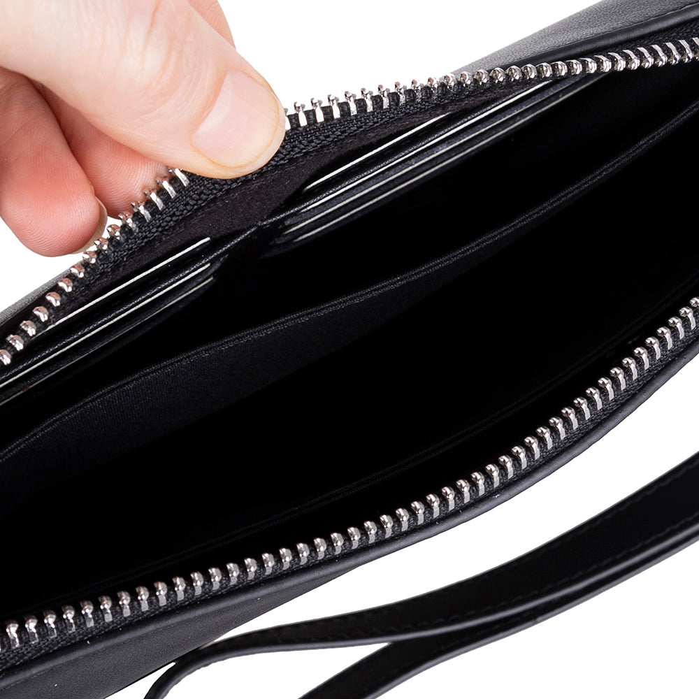 Lupus Leather Clutch Bag - LuggageDesigners