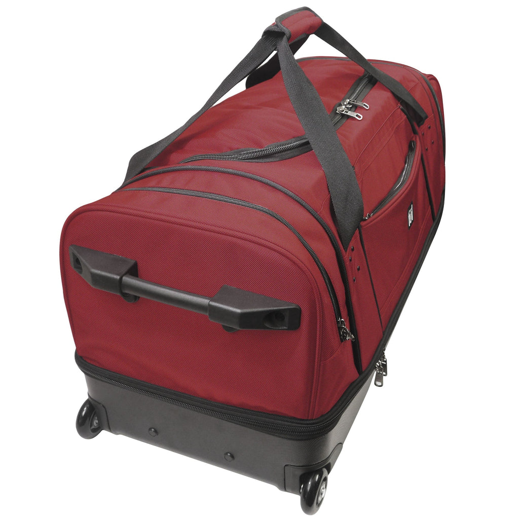 Workhorse 30" Split Level Dark Red FŪL Rolling Duffel Bag Ful Luggage
